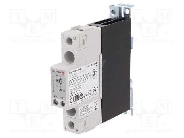 Relé: semicondutores, Ucoma: 3÷32VDC, 25A, 24÷240.
