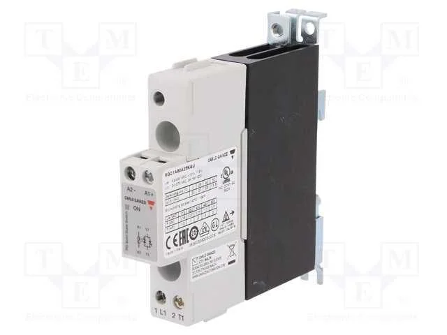 Relé: Semicondutores, Ucom: 20÷275vac, 25a, 42÷600vac, -40÷80c