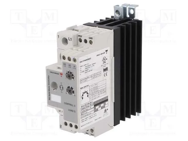 Relé: Semicondutores, Ucoma: 0÷5vdc, 30a, 190÷550vac, -40÷80c
