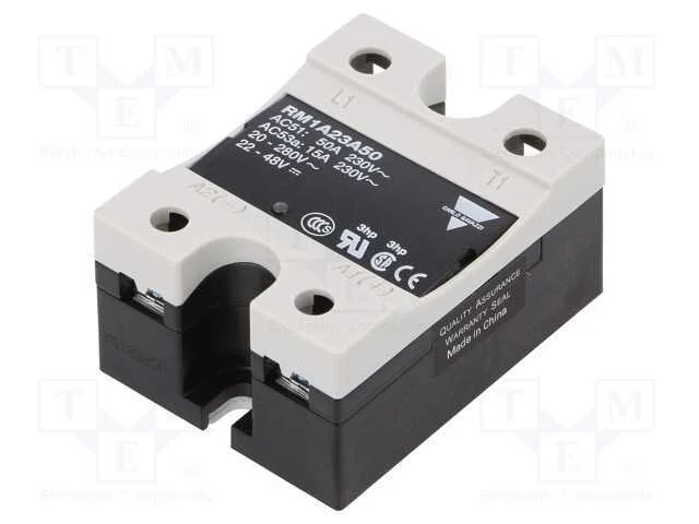 Relé: Semicondutores, Ucoma: 22÷48vdc, Ucom: 20÷280vac, 50a, Ip20