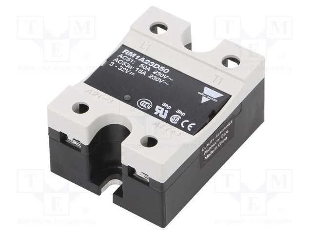 Relé: Semicondutores, Ucoma: 3÷32vdc, 50a, 24÷265vac, -20÷70c