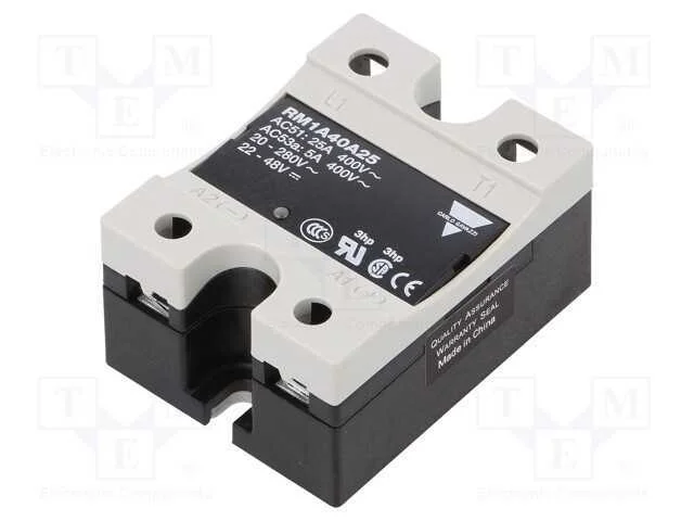 Relé: Semicondutores, Ucoma: 22÷48vdc, Ucom: 20÷280vac, 25a, Ip20