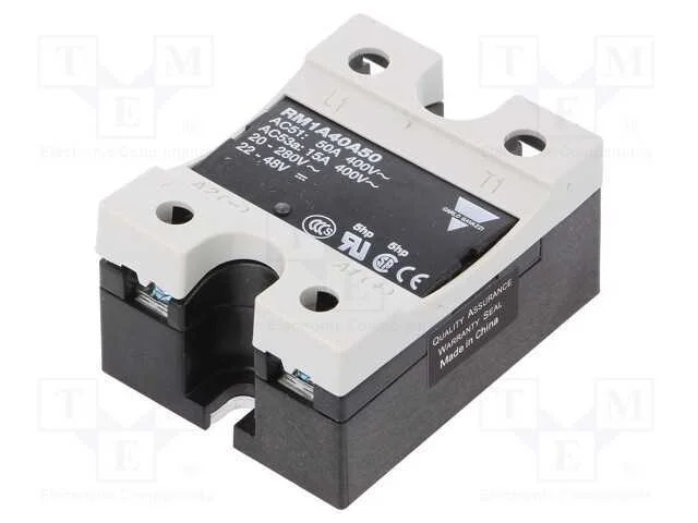 Relé: Semicondutores, Ucoma: 22÷48vdc, Ucom: 20÷280vac, 50a, Ip20