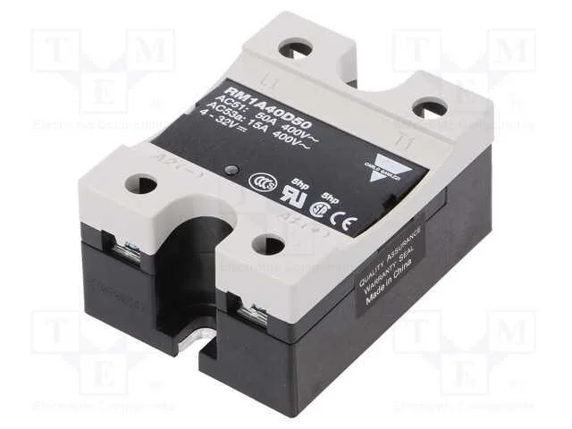 Rel&eacute;: semicondutores, Ucoma: 4&divide;32VDC, 50A, 42&divide;440.
