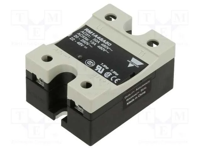 Relé: Semicondutores, Ucoma: 22÷48vdc, Ucom: 20÷280vac, 50a, Ip20