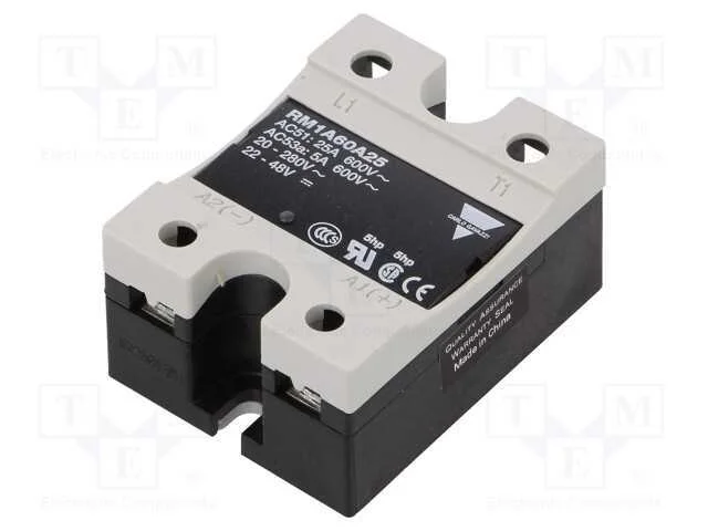 Relé: Semicondutores, Ucoma: 22÷48vdc, Ucom: 20÷280vac, 25a, Ip20