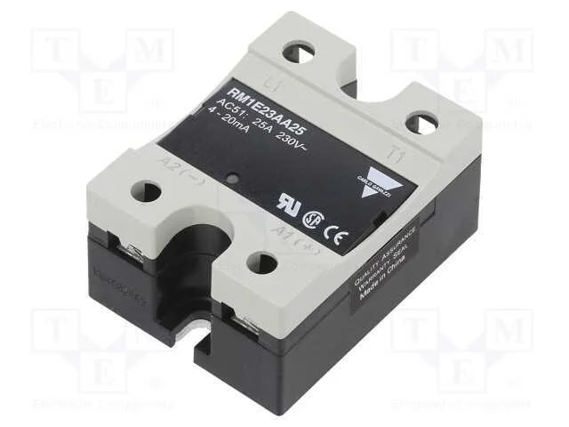 Relé: Semicondutores, Icoma: 4÷20ma, 25a, 90÷280vac, -20÷70c