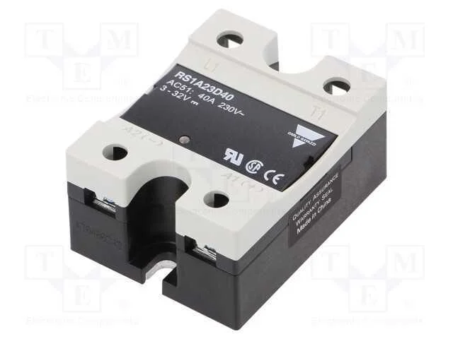 Relé: Semicondutores, Ucoma: 3÷32vdc, 40a, 42÷265vac, -40÷80c