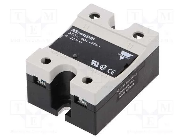 Relé: Semicondutores, Ucoma: 4÷32vdc, 40a, 42÷530vac, -40÷80c