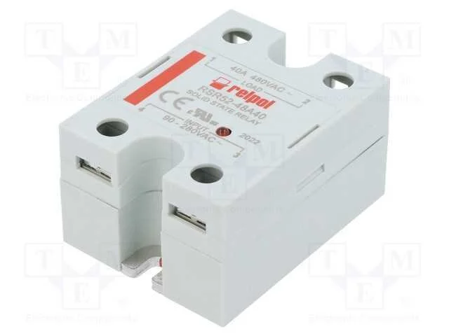 Relé: semicondutores, Ucom: 90÷280VAC, 40A, 48÷53.
