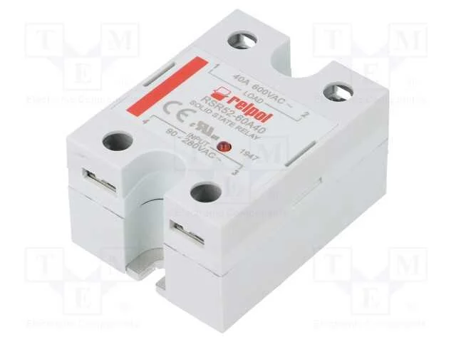 Relé: semicondutores, Ucom: 90÷280VAC, 40A, 48÷66.