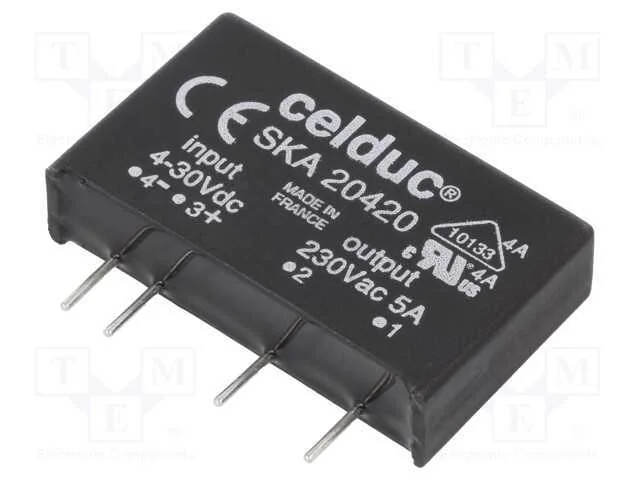 Relé: Semicondutores, Spst-No, Ucoma: 4÷30vdc, 5a, 12÷275vac