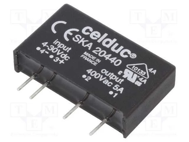 Relé: Semicondutores, Spst-No, Ucoma: 4÷30vdc, 5a, 12÷460vac