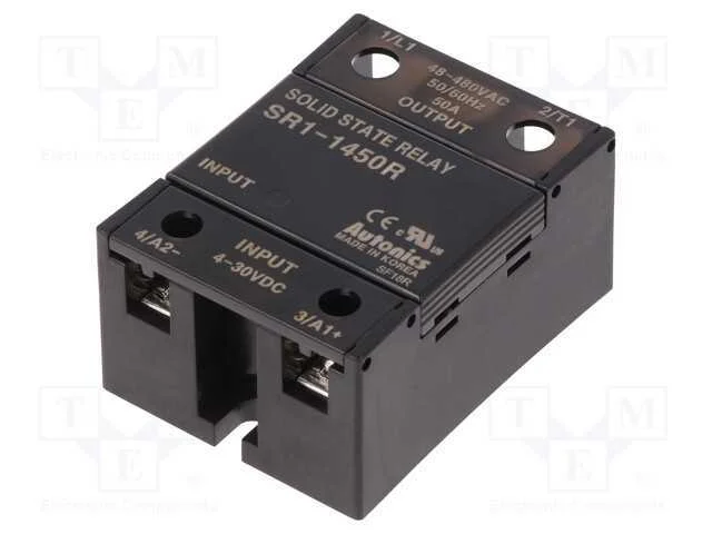 Relé: Semicondutores, Ucoma: 4÷30vdc, 50a, 48÷480vac, Roscado