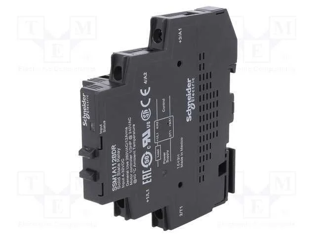 Relé: Semicondutores, 12a, 24÷280vac, 4÷32vdc, Versão: 1-Fásico