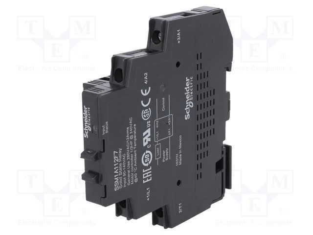 Relé: Semicondutores, Ucom: 90÷140vac, 12a, 24÷280vac, 18mm, Ip20