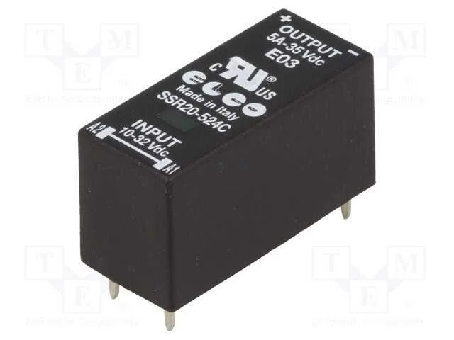 Relé: semicondutores, SPST-NO, Ucoma: 10÷32VDC, 5.