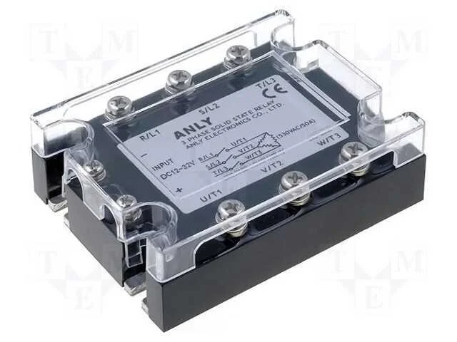 Relé: Semicondutores, 125a, Ucom: 48÷480vac, 3-Fá.