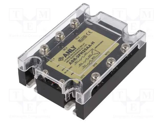 Relé: Semicondutores, 25a, Ucom: 48÷480vac, 3-Fás.