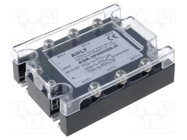 Relé: Semicondutores, 50a, Ucom: 48÷480vac, 3-Fás.