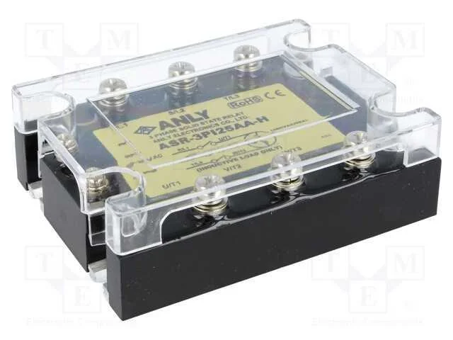 Relé: Semicondutores, 25a, Ucom: 48÷480vac, 3-Fás.