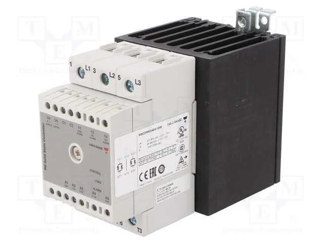 Relé: semicondutores, 40A, Ucom: 180÷660VAC, 3-fá.