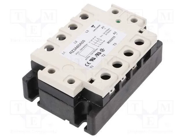 Relé: semicondutores, 55A, Ucom: 42÷660VAC, 3-fás.