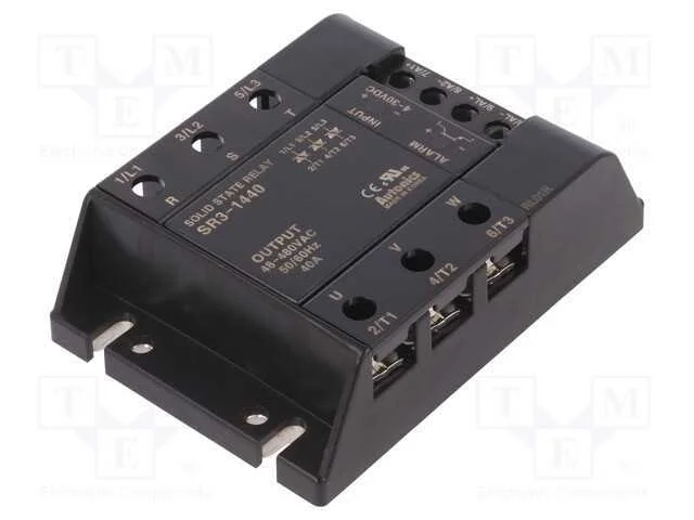 Rel&eacute;: semicondutores, 40A, Ucom: 48&divide;480VAC, 3-f&aacute;s.