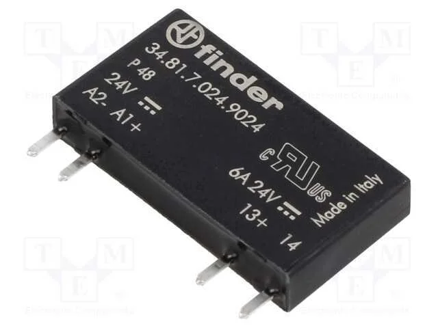 Relé: Semicondutores, Ucoma: 16÷30vdc, 6a, 1,5÷24vdc
