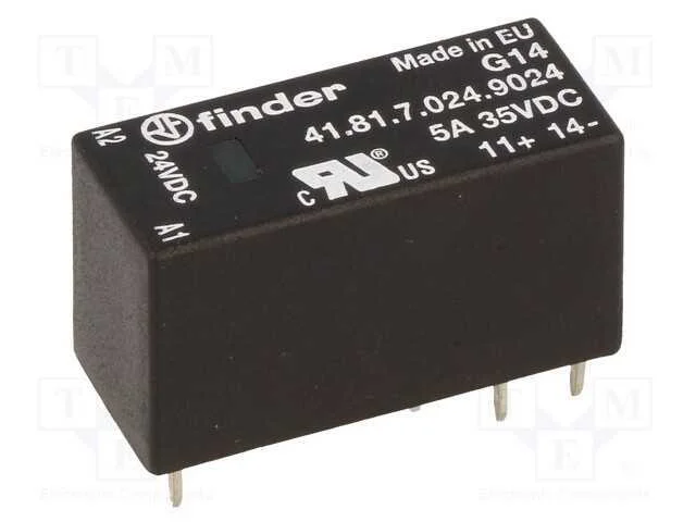 Relé: Semicondutores, Ucoma: 14÷32vdc, 5a, 1,5÷35vdc, Série: 41.81