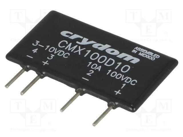 Relé: Semicondutores, Ucoma: 3÷10vdc, 10a, 0÷100vdc, Tht, Sip