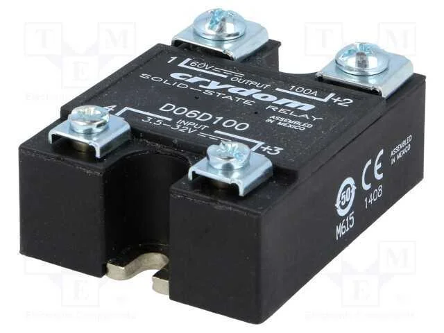 Relé: Semicondutores, Ucoma: 3,5÷32vdc, 60a, 0÷60vdc, Série: D06d