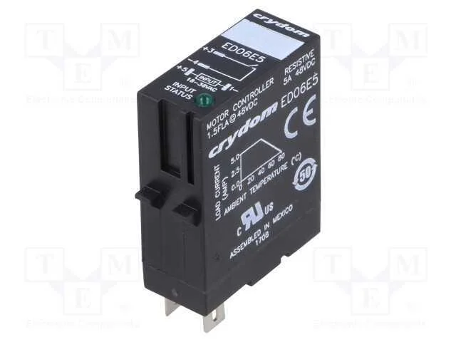 Relé: semicondutores, Ucoma: 18÷36VDC, 5A, 1÷48VD.