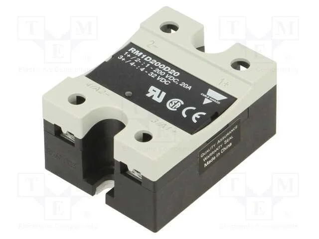 Relé: Semicondutores, Ucoma: 4,5÷32vdc, 20a, 1÷200vdc, Série: Rm1d