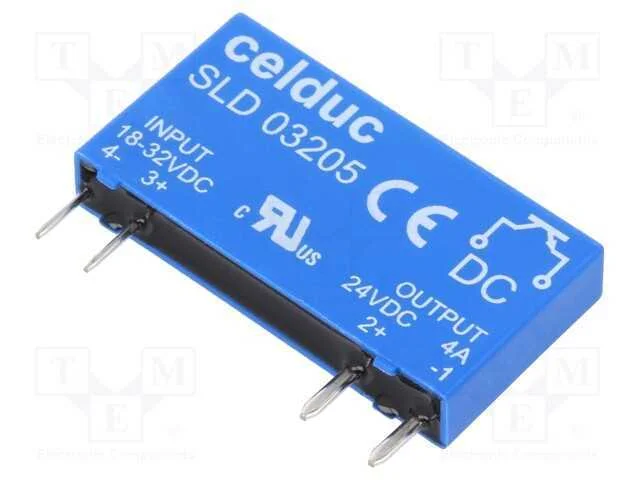 Relé: Semicondutores, Ucoma: 18÷32vdc, 4a, 0÷32vdc, Série: Sld