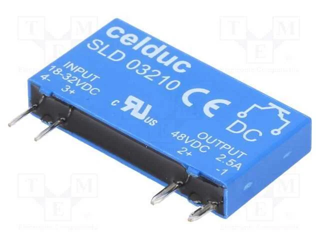 Relé: Semicondutores, Ucoma: 18÷32vdc, 2,5a, 0÷60vdc, Série: Sld