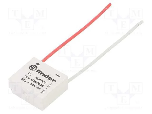 Relays accessories: DC adapter, 24VDC