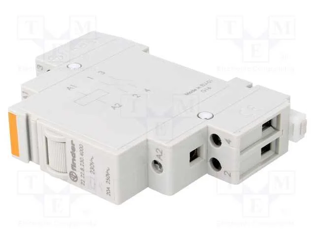 Relé: de Instalação, Monoestável, No X2, Ubobina: 230vac, 20a, Ip20