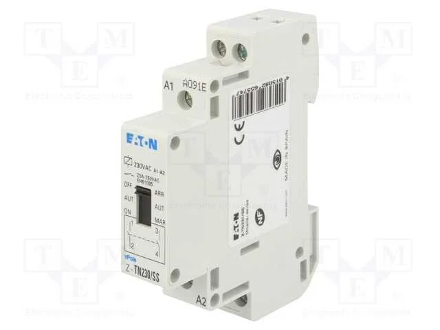 Relé: de Instalação, Monoestável, No X2, Ubobina: 230vac, 20a, Ip20