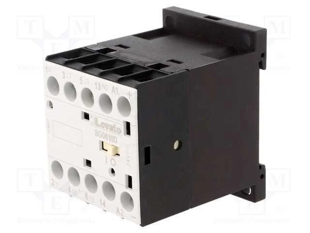 Contator: 3 Polos, No X3, Contatos Auxiliares: No, 24vdc, 6a, Bg