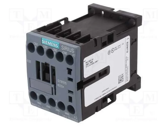 Contator: 4-De Polo, No X4, 24vac, 10a, No Painel,Para Trilho Din