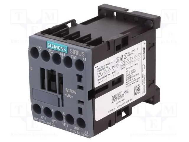 Contator: 3 Polos, No X3, Contatos Auxiliares: No, 110vac, 7a, 690v