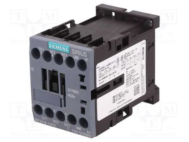 Contator: 3 Polos, No X3, Contatos Auxiliares: No, 110vac, 17a