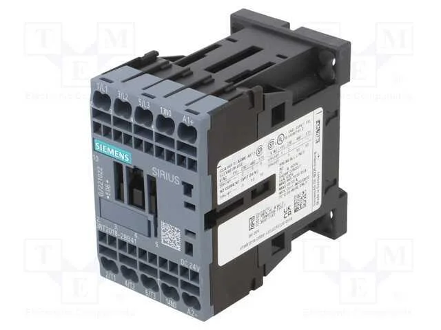 Contator: 3 Polos, No X3, Contatos Auxiliares: No, 24vdc, 17a, 690v