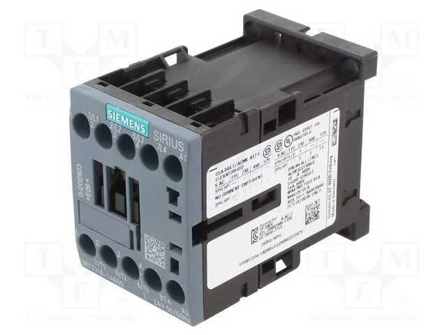 Contator: 4-De Polo, No X4, 24vac, 9a, No Painel,Para Trilho Din