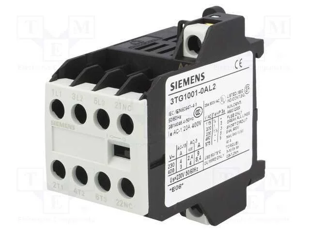 Contator: 4-De Polo, Nc + No X3, 230vac, 8,4a, 3tg10