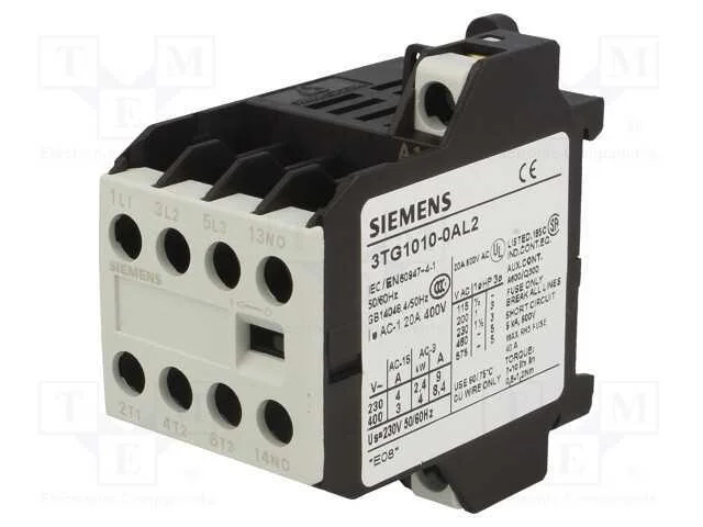 Contator: 4-De Polo, No X4, 230vac, 8,4a, 3tg10