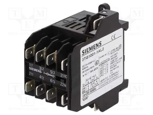 Contator: 4-De Polo, Nc + No X3, 230vac, 8,4a, 3tg10
