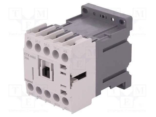 Contator: 4-De Polo, No X4, 24vdc, 20a, para Trilho Din, Ctx3 Mini