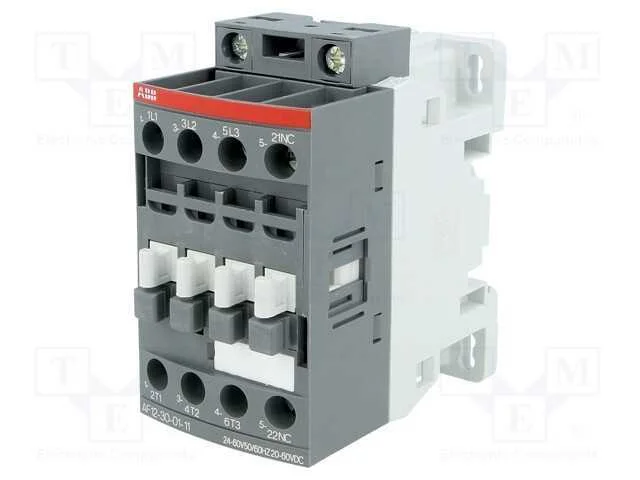 Contator: 3 Polos, No X3, Contatos Auxiliares: Nc, 24÷60vac, 12a
